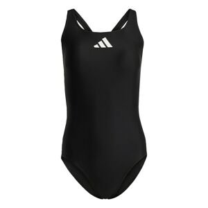 ADIDAS PERFORMANCE Športové jednodielne plavky '3 Bar Logo'  čierna / biela