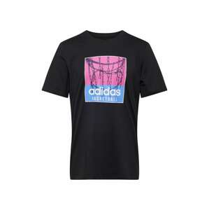 ADIDAS PERFORMANCE Funkčné tričko  dymovo modrá / ružová / čierna / biela