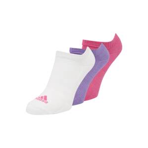 ADIDAS SPORTSWEAR Športové ponožky  svetlofialová / tmavoružová / biela