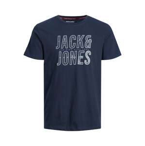 Jack & Jones Junior Tričko 'XILO'  modrá / námornícka modrá / biela