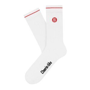 CHEERIO* Ponožky  červená / čierna / biela