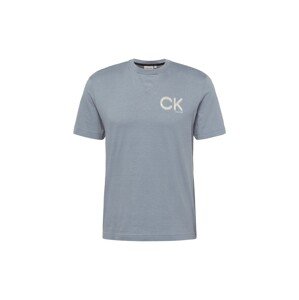 Calvin Klein Tričko  sivá / šedobiela