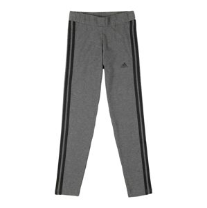 ADIDAS SPORTSWEAR Športové nohavice 'Essentials 3-Stripes '  sivá / čierna