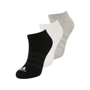 ADIDAS SPORTSWEAR Športové ponožky 'Thin And Light '  sivá / čierna / biela