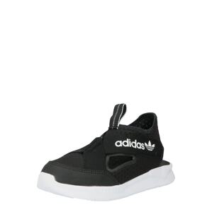 ADIDAS ORIGINALS Otvorená obuv '360'  čierna / biela