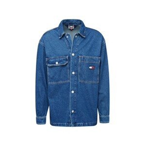 Tommy Jeans Prechodná bunda 'Worker'  modrá denim / červená / biela