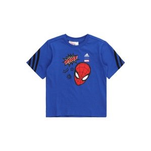 ADIDAS SPORTSWEAR Funkčné tričko 'Marvel Spider-Man'  tmavomodrá / červená / čierna / biela