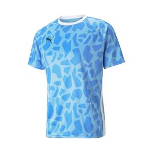 PUMA Funkčné tričko 'Team Liga'  modrá / svetlomodrá / čierna