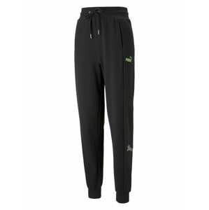 PUMA Športové nohavice 'POWER MONARCH'  zelená / fialová / čierna / biela