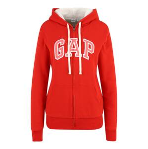 Gap Tall Tepláková bunda  staroružová / červená / biela