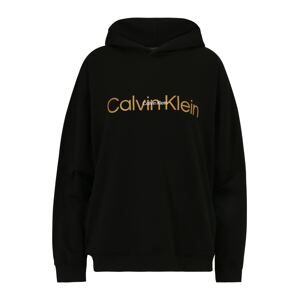Calvin Klein Mikina  svetložltá / sivá / čierna