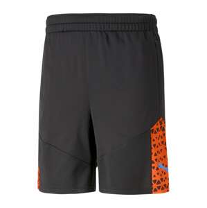 PUMA Športové nohavice 'IndividualCUP'  modrozelená / oranžová / čierna