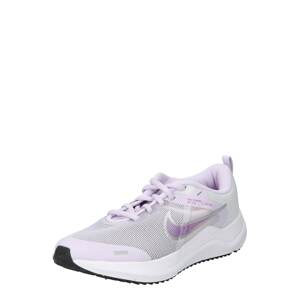 NIKE Športová obuv 'Downshifter 12'  sivá / fialová / strieborná