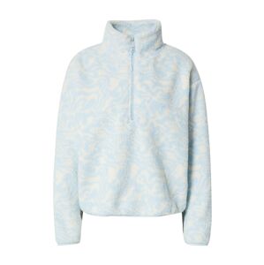 Cotton On Športový sveter 'SHERPA'  béžová / pastelovo modrá