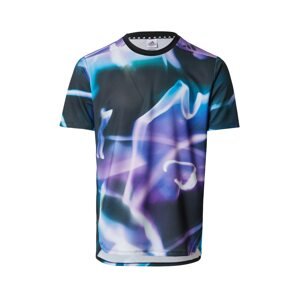 ADIDAS SPORTSWEAR Funkčné tričko 'Designed 4 Training'  neónovo modrá / fialová / čierna / biela