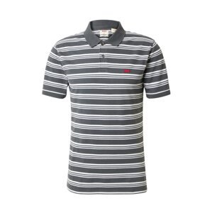 LEVI'S ® Tričko 'Slim Housemark Polo'  tmavosivá / červená / biela