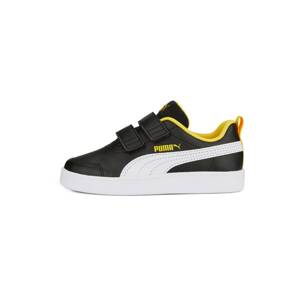 PUMA Športová obuv 'Courtflex'  žltá / čierna / biela