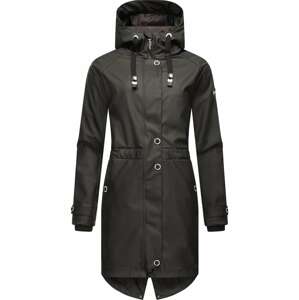 NAVAHOO Funkčný kabát 'Rainy Flower'  čierna