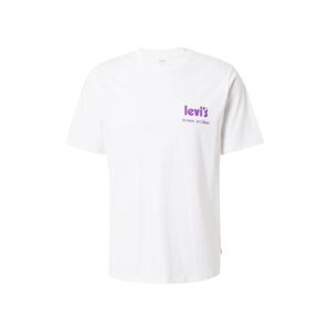 LEVI'S Tričko  svetlozelená / fialová / marhuľová / biela