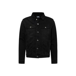 Karl Lagerfeld Prechodná bunda  čierny denim