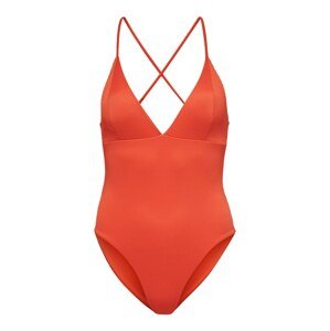 ONLY Jednodielne plavky  oranžovo červená