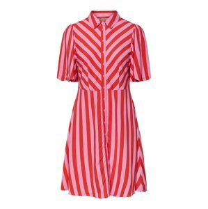 Y.A.S Košeľové šaty 'Savana'  fialová / červená