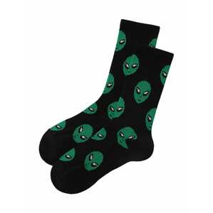 Pull&Bear Ponožky  zelená / čierna / biela