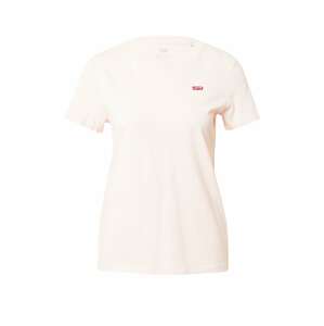 LEVI'S Tričko 'Perfect'  pastelovo ružová / jasne červená / biela