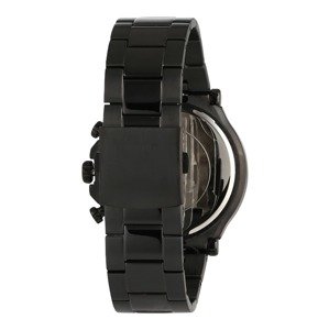 GUESS Analógové hodinky 'EDGE'  čierna / strieborná