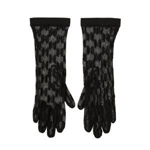 Karl Lagerfeld Prstové rukavice  čierna