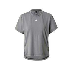 ADIDAS PERFORMANCE Funkčné tričko 'Versatile'  sivá melírovaná / biela