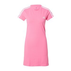ADIDAS SPORTSWEAR Športové šaty 'Essentials 3-Stripes'  svetloružová / biela