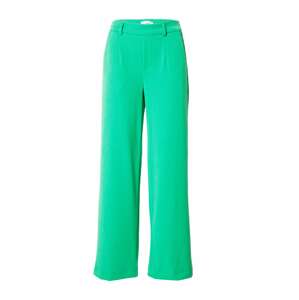 OBJECT Plisované nohavice 'Lisa'  zelená / biela