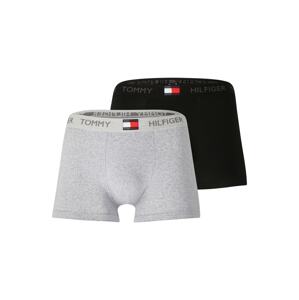 Tommy Hilfiger Underwear Boxerky  sivá melírovaná / čierna