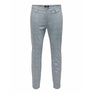 Only & Sons Chino nohavice 'Mark'  sivá / biela