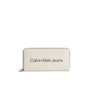 Calvin Klein Jeans Peňaženka  svetlobéžová / čierna
