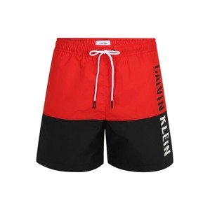 Calvin Klein Swimwear Plavecké šortky  tmavomodrá / červená / biela