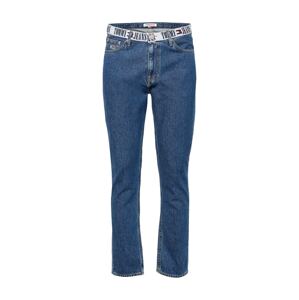 Tommy Jeans Džínsy  modrá denim / karmínovo červená / biela