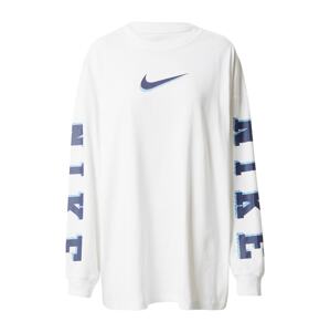 Nike Sportswear Tričko  modrá / námornícka modrá / biela