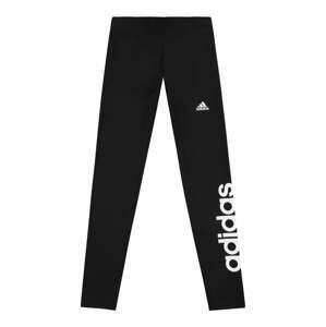 ADIDAS SPORTSWEAR Športové nohavice 'Essentials Linear Logo '  čierna / biela