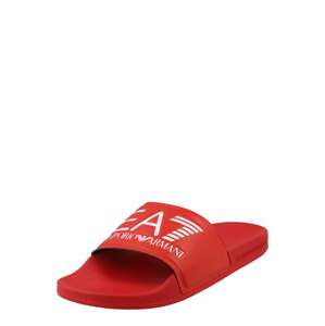 EA7 Emporio Armani Plážové / kúpacie topánky  červená / biela
