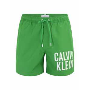 Calvin Klein Underwear Plavecké šortky  svetlozelená / biela