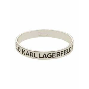 Karl Lagerfeld Náramok  čierna / strieborná