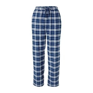 Lindex Pyžamové nohavice  modrá / biela