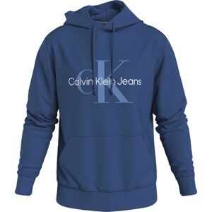 Calvin Klein Jeans Mikina 'Essentials'  modrá / svetlomodrá / biela