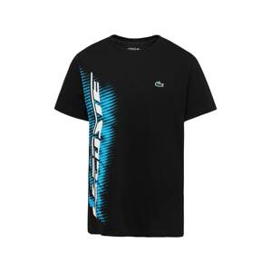 Lacoste Sport Funkčné tričko  azúrová / tmavozelená / čierna / biela