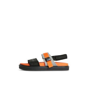 Calvin Klein Jeans Sandále  sivá / oranžová / čierna
