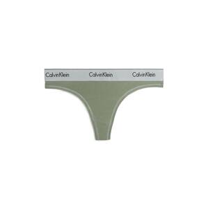 Calvin Klein Underwear Tangá  sivá / zelená / čierna