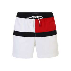 Tommy Hilfiger Underwear Plavecké šortky  tmavomodrá / ohnivo červená / biela