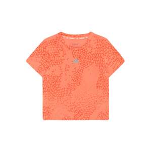 ADIDAS SPORTSWEAR Funkčné tričko 'Aeroready 3-Stripes Allover Print'  koralová / tmavooranžová / biela